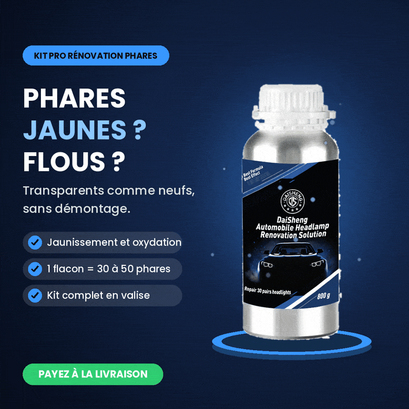 Kit complet Renovateur de phare profesionelle — miniature 5
