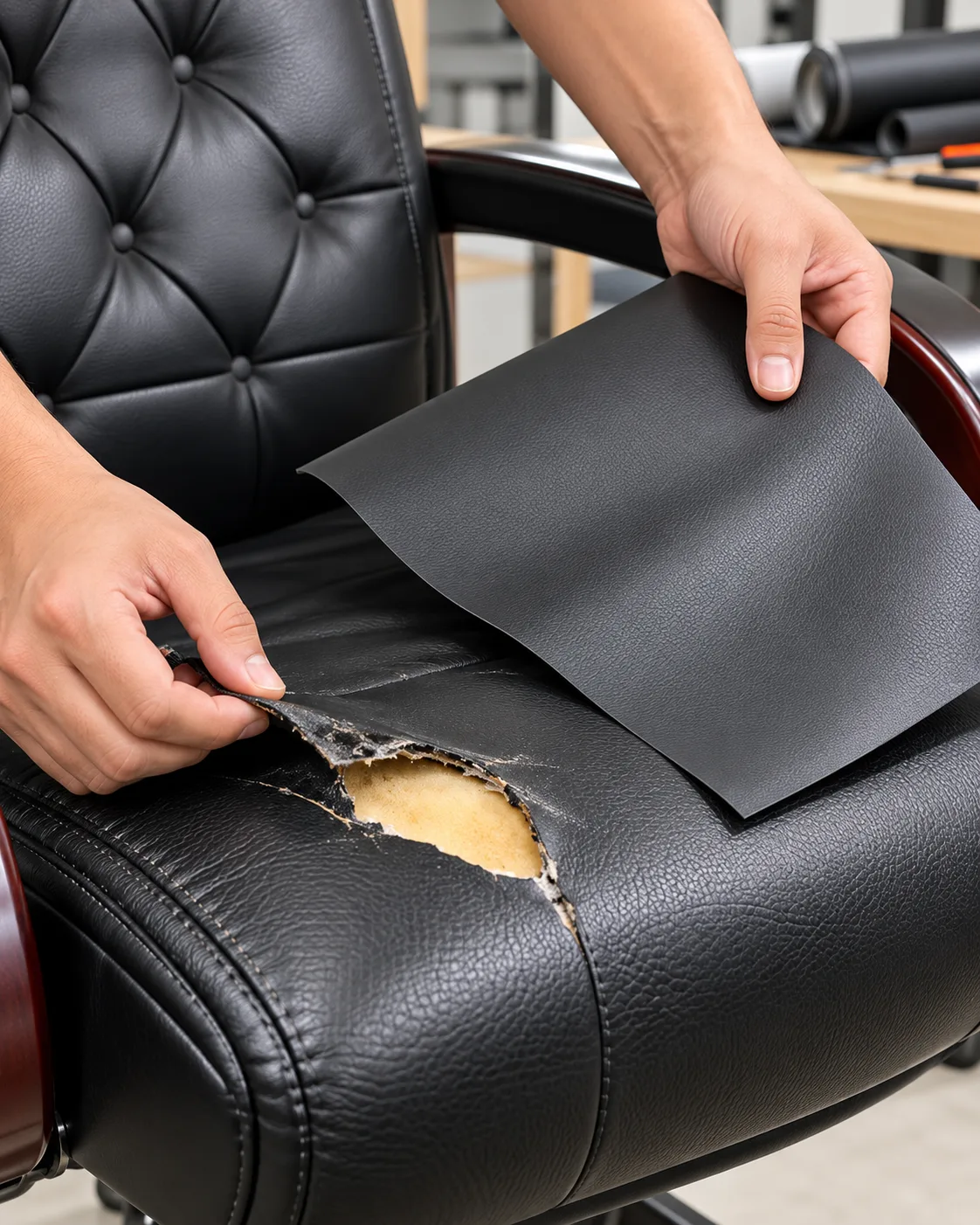 CUIR DE REPARATION FAUTEUIL — miniature 6
