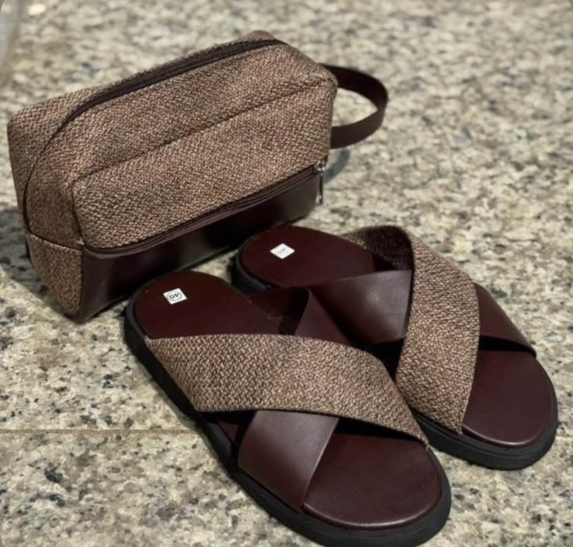 Sandales hommes en cuir — miniature 7