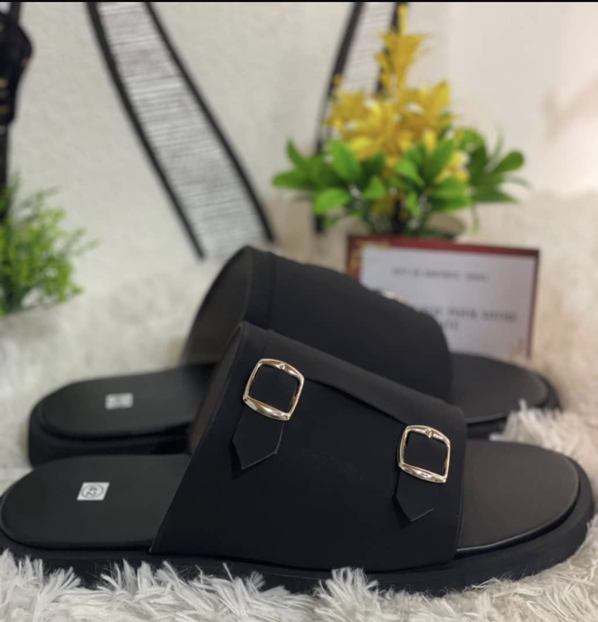 Sandales hommes en cuir — miniature 3