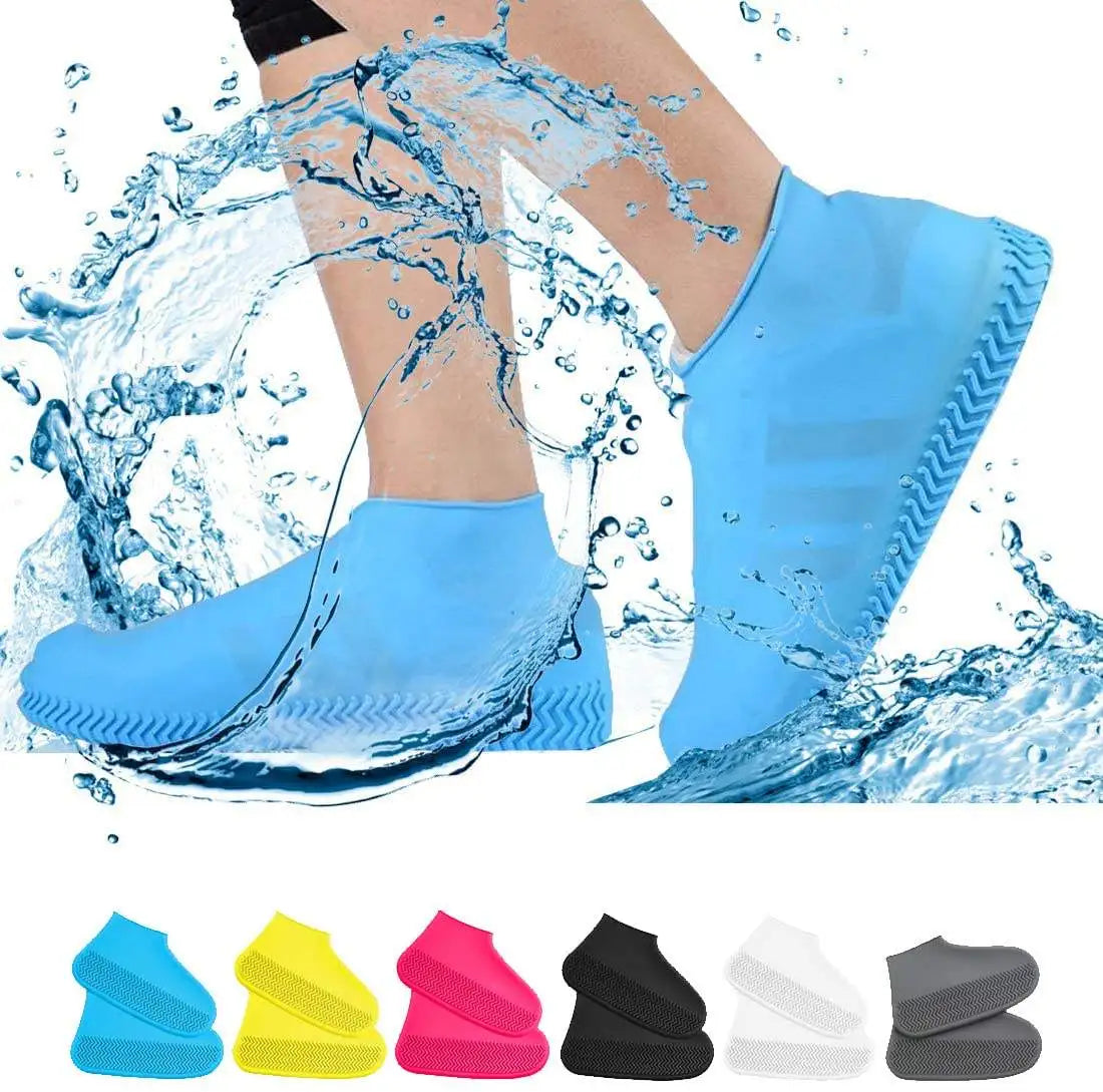Couvre-chaussures de pluie imperméables réutilisables — miniature 3