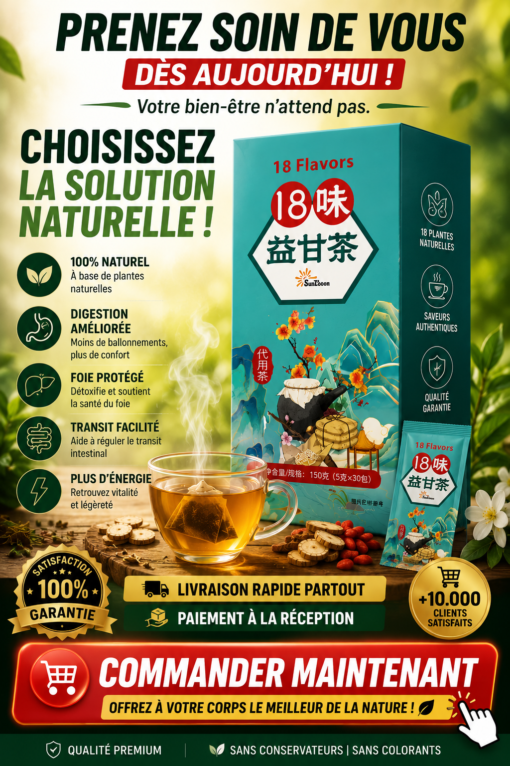Thé au 18 saveur detox du foie — miniature 3