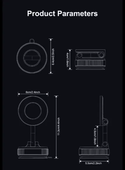 Support Magnétique 360° — miniature 3