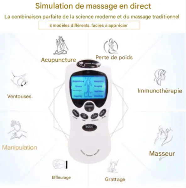 Appareil de Massage Électrothérapie Digital — miniature 2