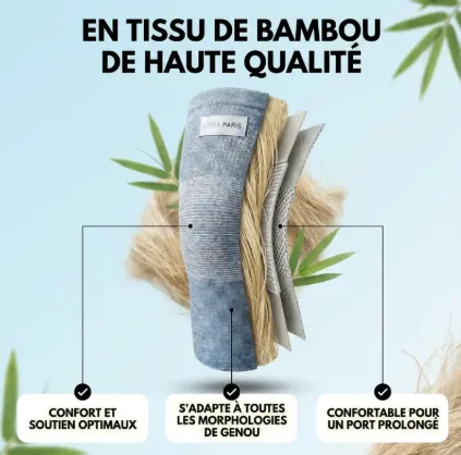 Genouillères de maintien en bambou — miniature 3