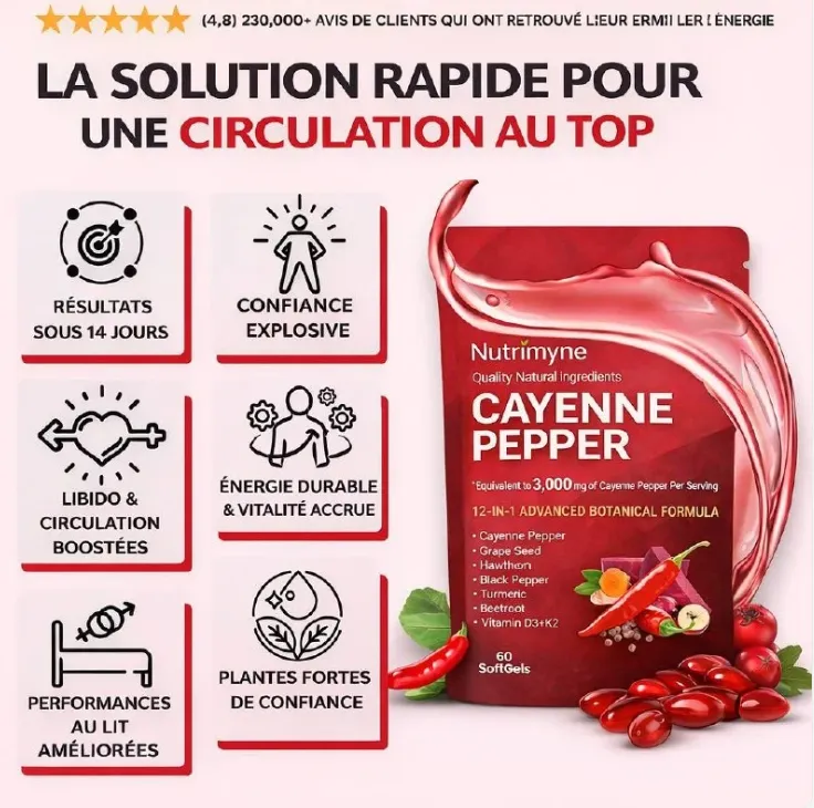 Sachet de gélules au piment de cayenne (240 gélules) — miniature 2