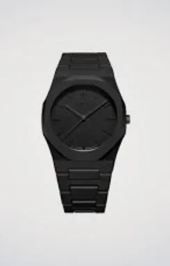 Montre noir en Quartz — miniature 2