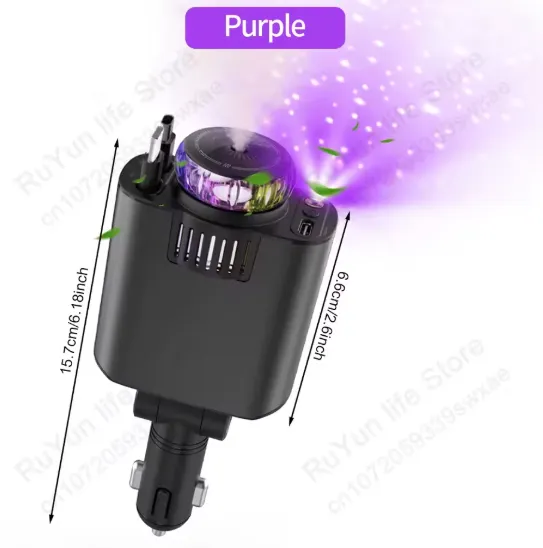 chargeur de voiture multifonction 5-en-1 — miniature 8
