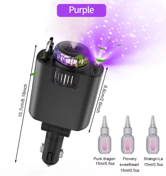 chargeur de voiture multifonction 5-en-1 — miniature 6