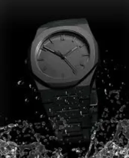 Montre noir en Quartz — miniature 4