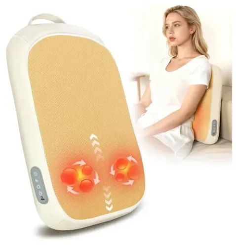 Coussin de massage chauffant et rechargeable — vue 1
