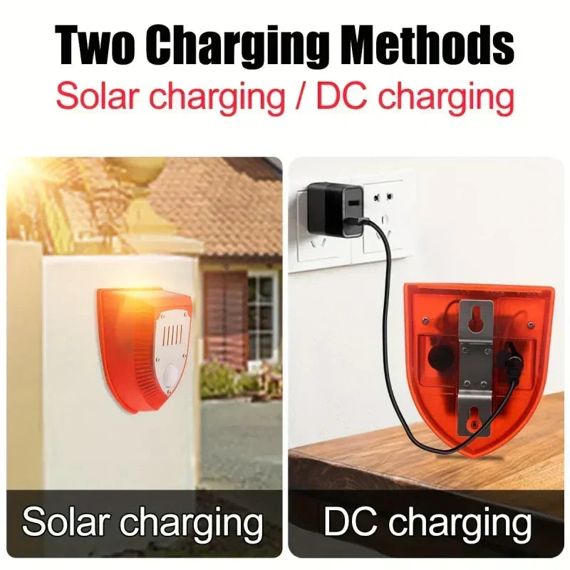 Alarme solaire 129 dB avec détecteur de mouvement — miniature 8