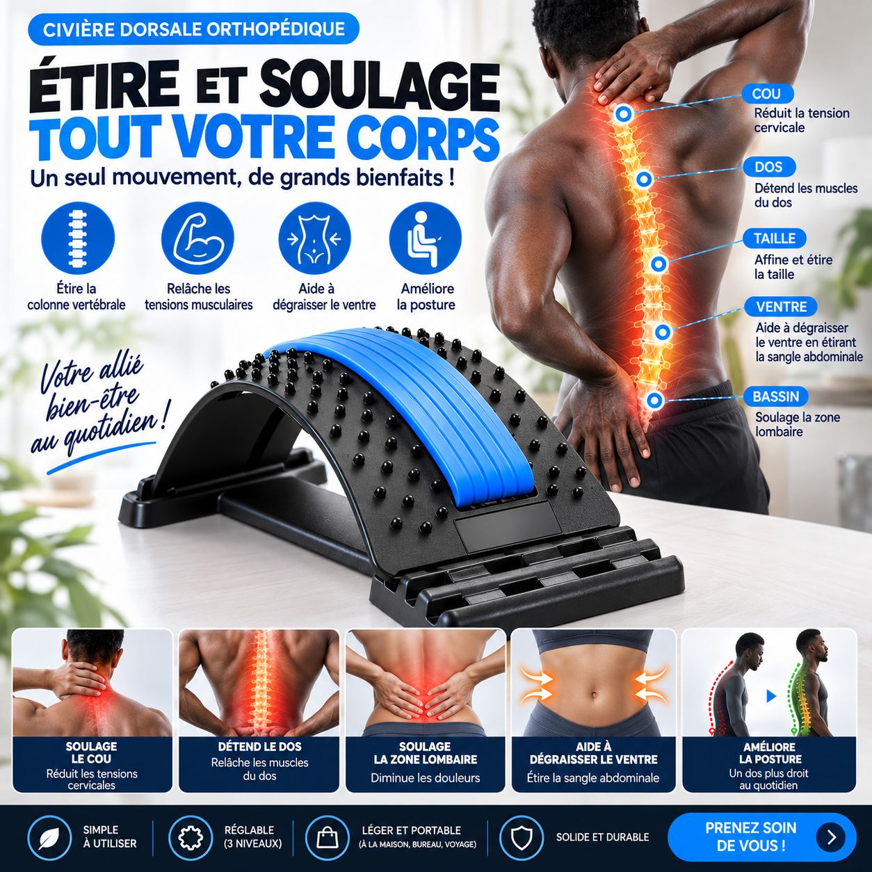 Civière Dorsale Orthopédique — miniature 2