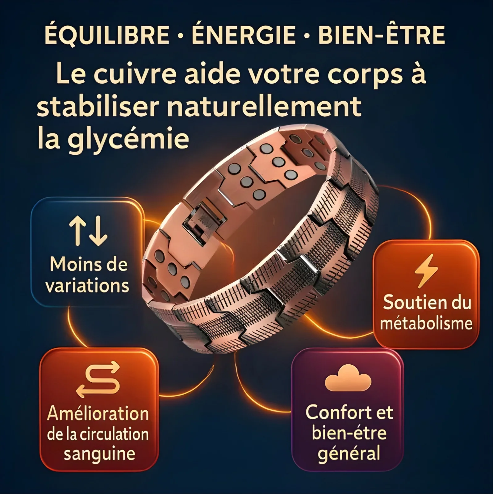 Bracelet de thérapie magnétique — miniature 4