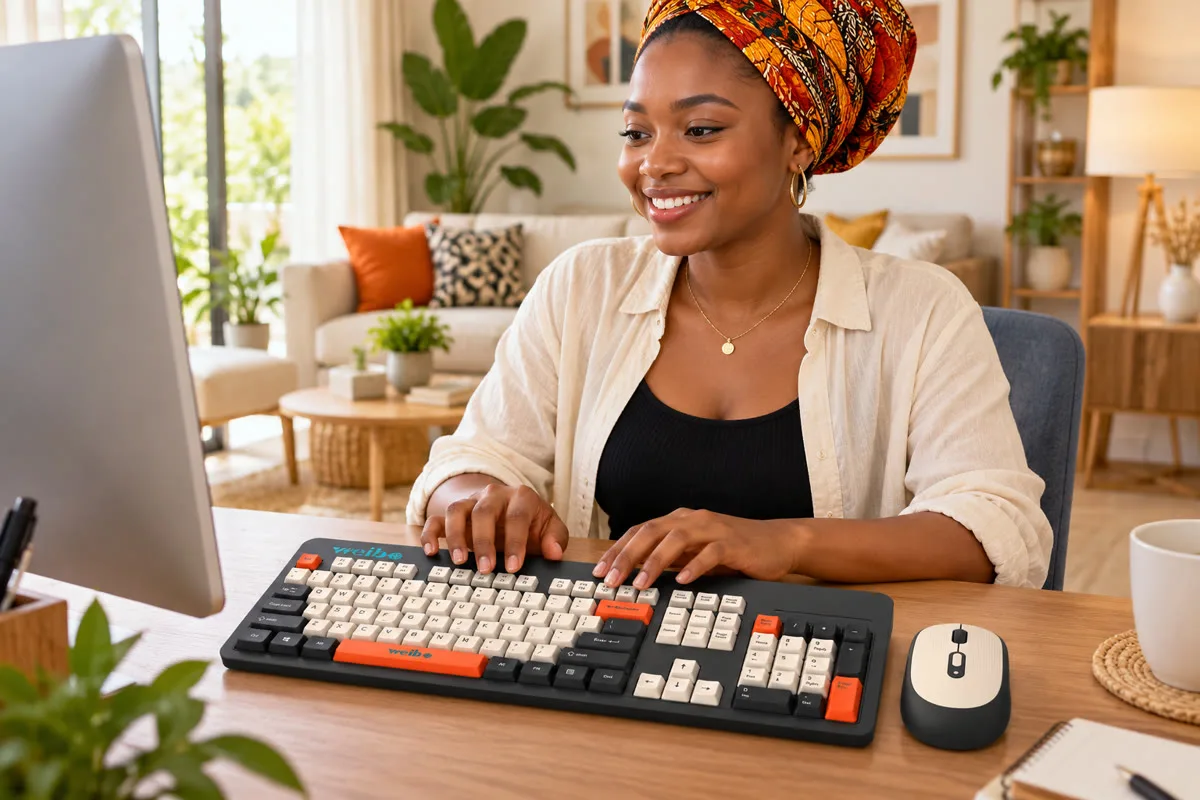 Ensemble clavier + souris weibo — miniature 3