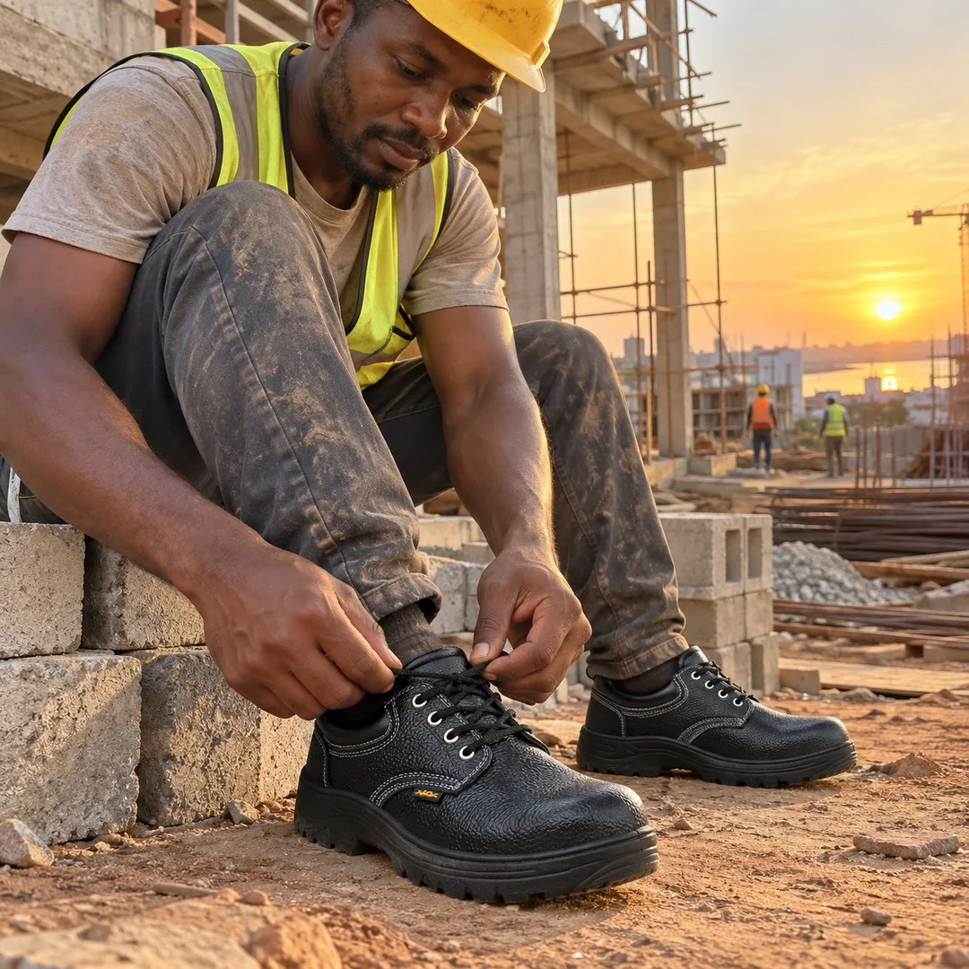 Chaussure de sécurité embout acier + semelle anti-clous