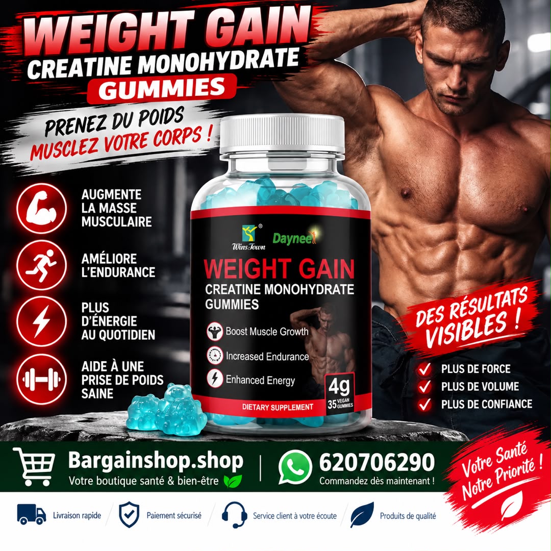 Creatine Monohydrate Gummies – Boostez vos performances physiques