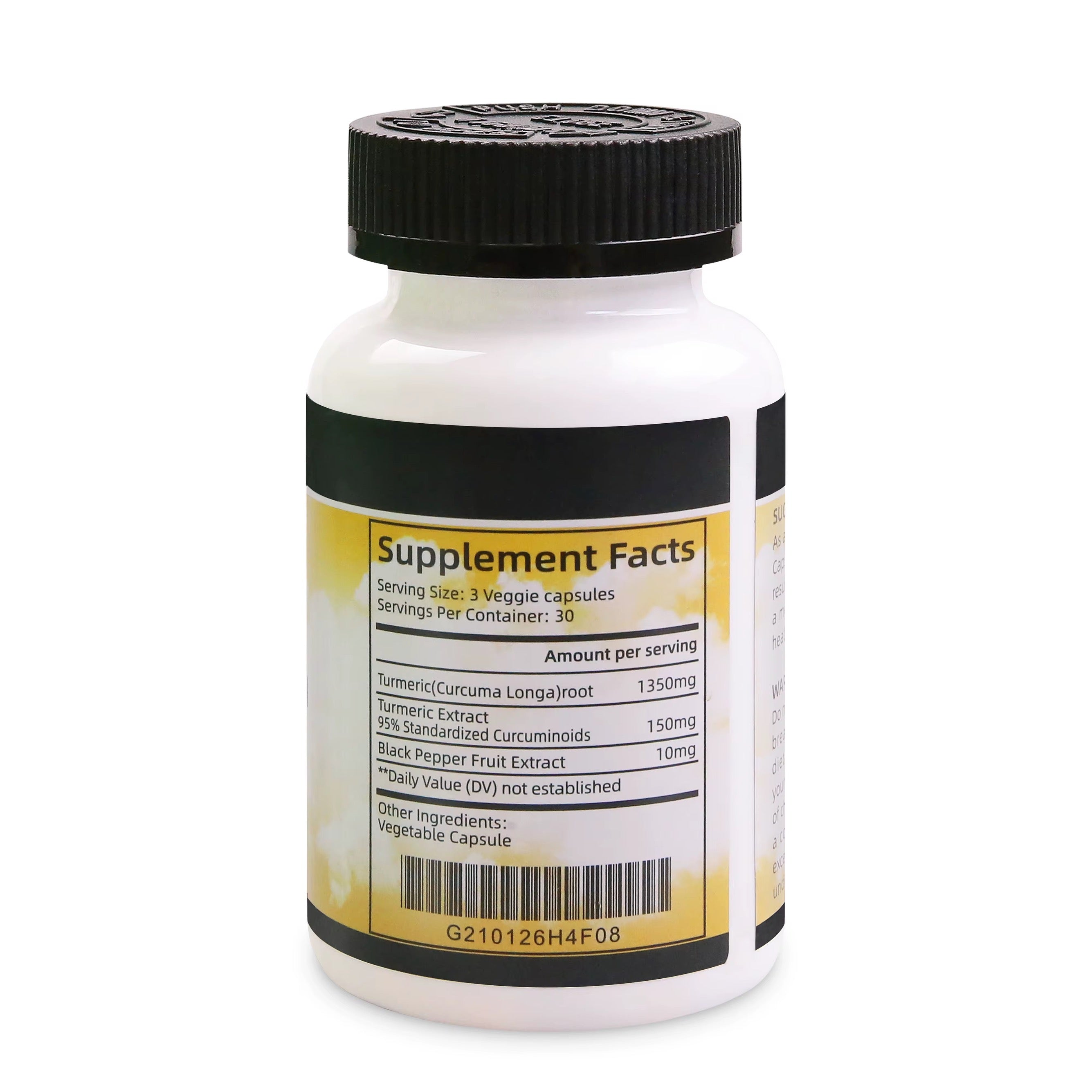 Capsules de Curcuma (Turmeric Curcumin) – Antioxydant & Bien-être Articulaire — miniature 2