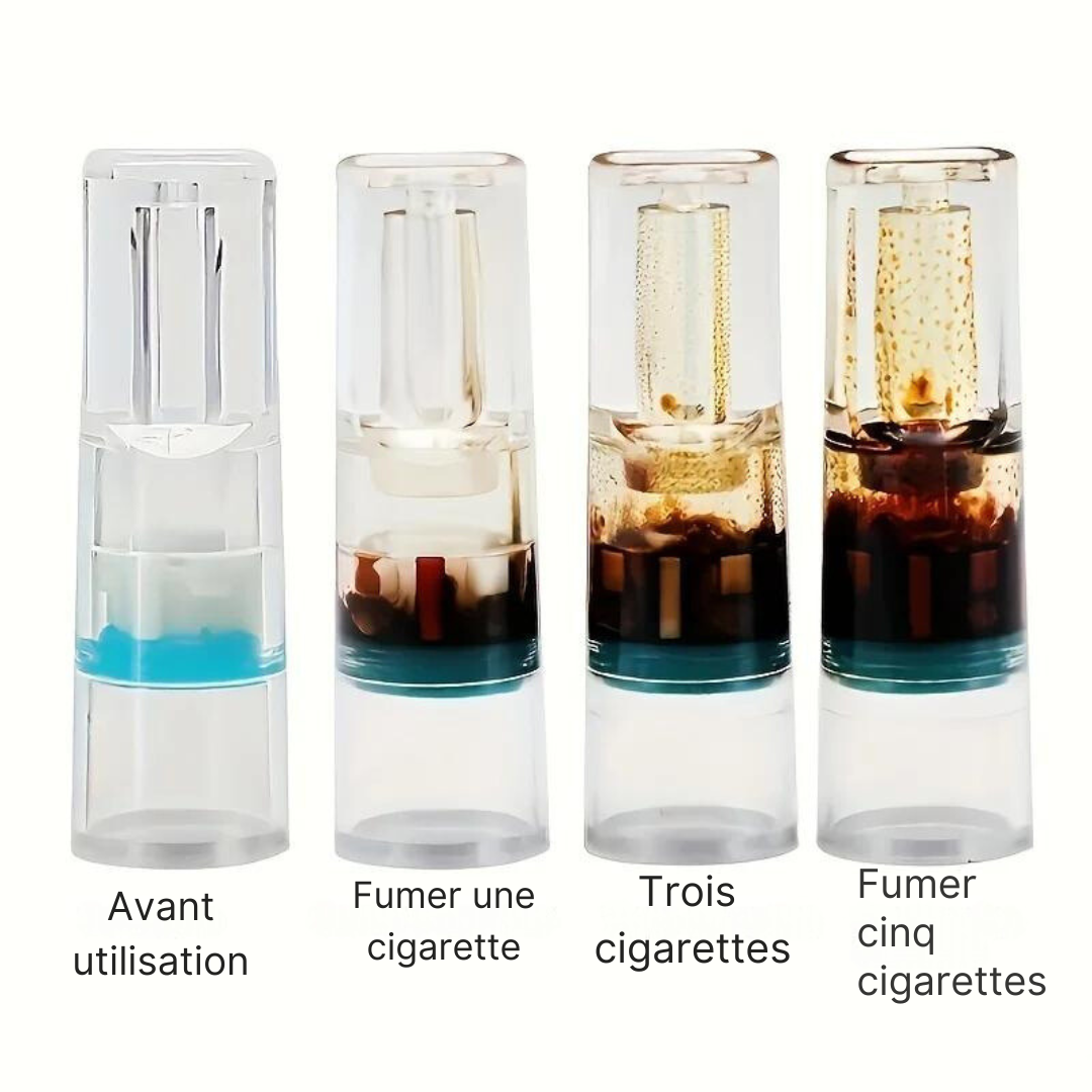 Lot de 100 filtres à cigarettes jetables : Épais et Mince Pour Hommes et Femmes — miniature 4