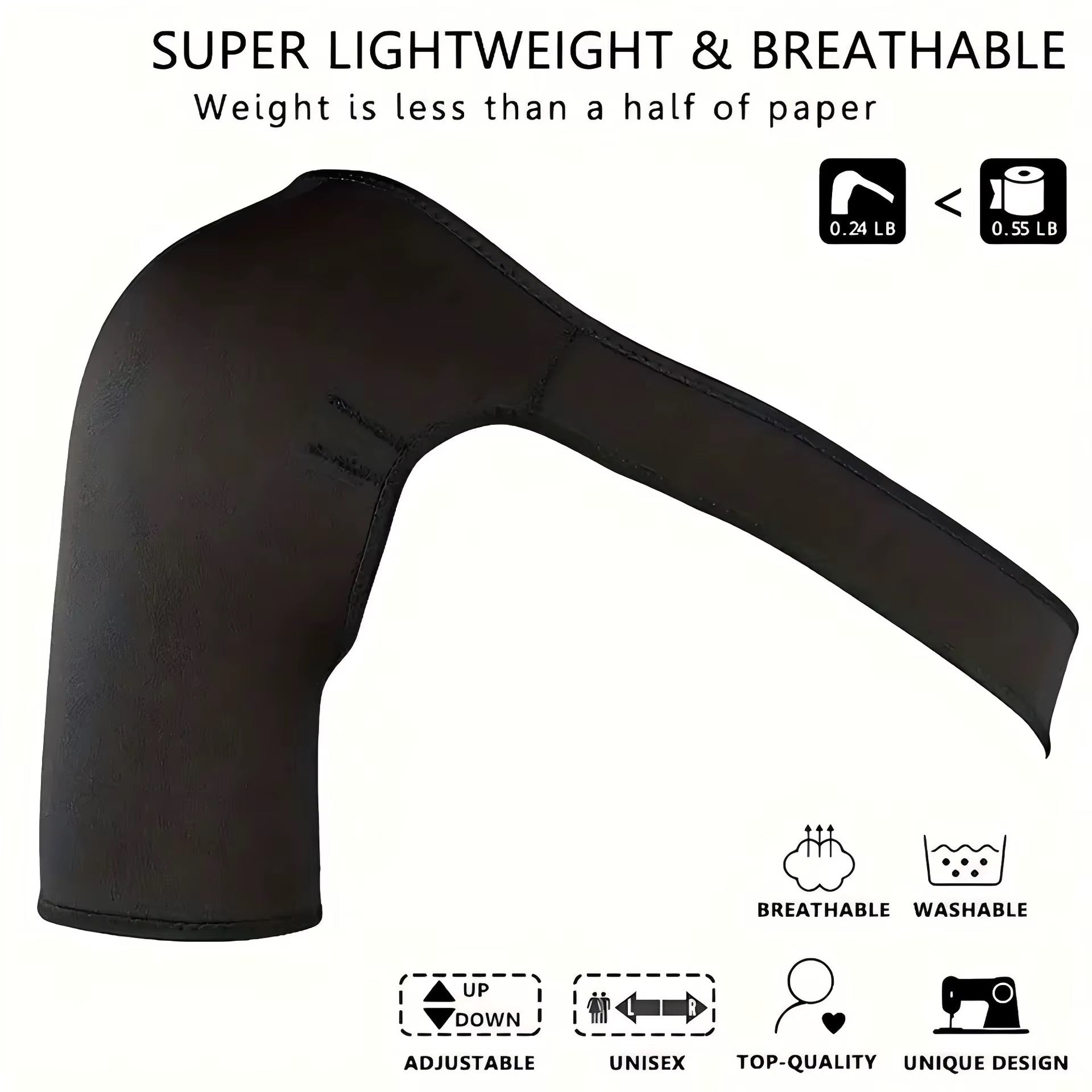 Attelle d'Épaule Ajustable à Compression – Soutien, Stabilité & Soulagement — miniature 6