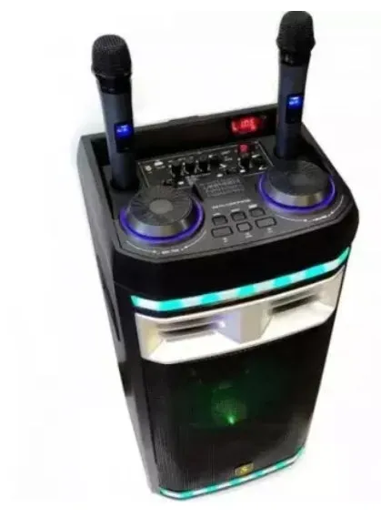 Haut-parleur, Système Audio Numérique AVCROWNS , P.M.P.O 100W, 12 pouces, à haute efficacité USB/TF & AUX — miniature 4