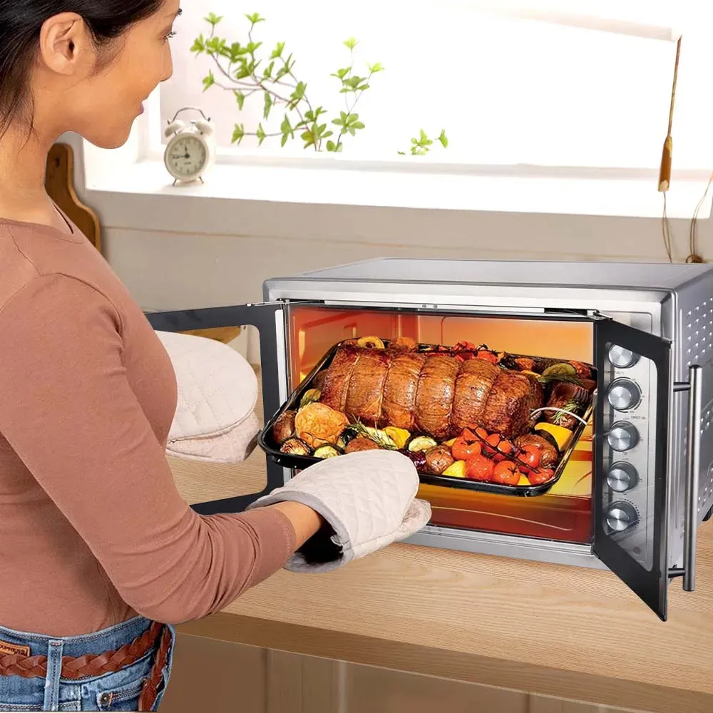 Four à pizza électrique professionnel double porte en verre WINNING STAR – 100L/120L — miniature 6