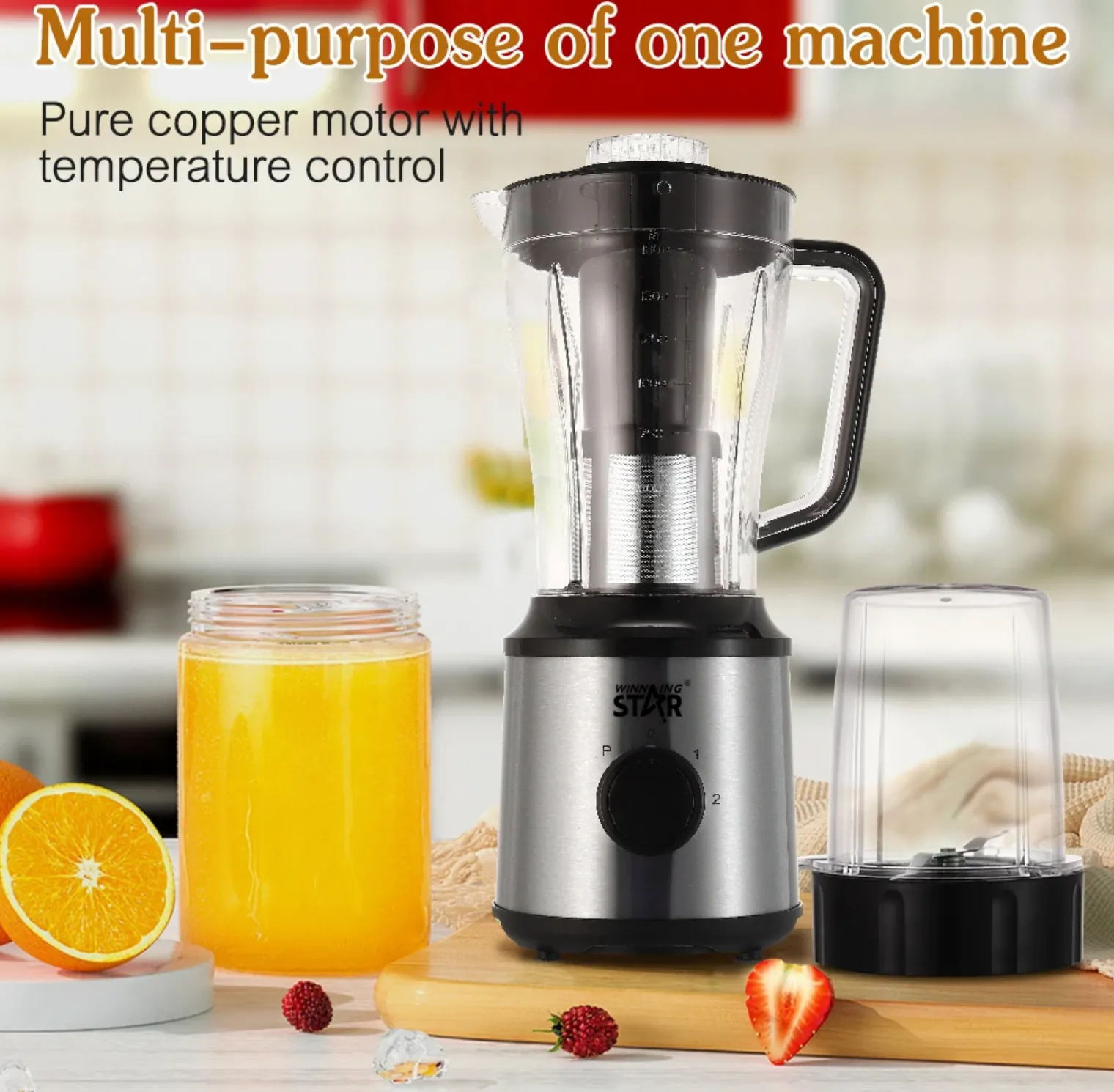 Mixeur Multifonction 6-en-1 Winning Star ST-5960 : Votre Allié Culinaire Ultime — miniature 4