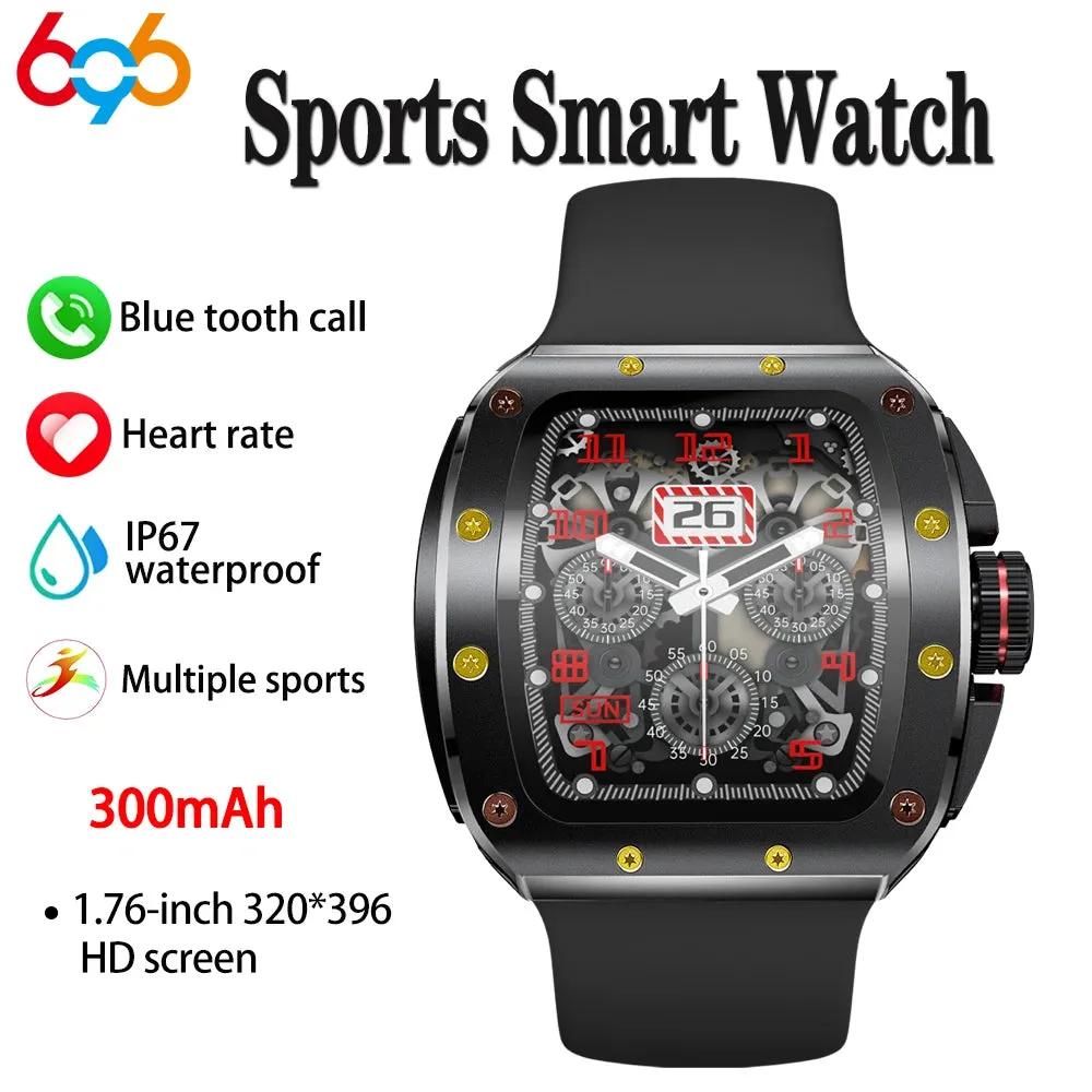 Montre Connectée Aura V68- Votre Partenaire Cardio et Vitalité au Quotidien — miniature 2