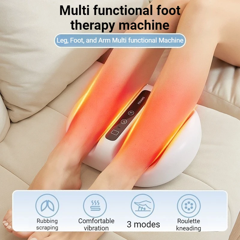 Appareil de massage des pieds chauffant multifonctionnel sans fil à haute fréquence, masseur professionnel pour pieds et mollets — miniature 2
