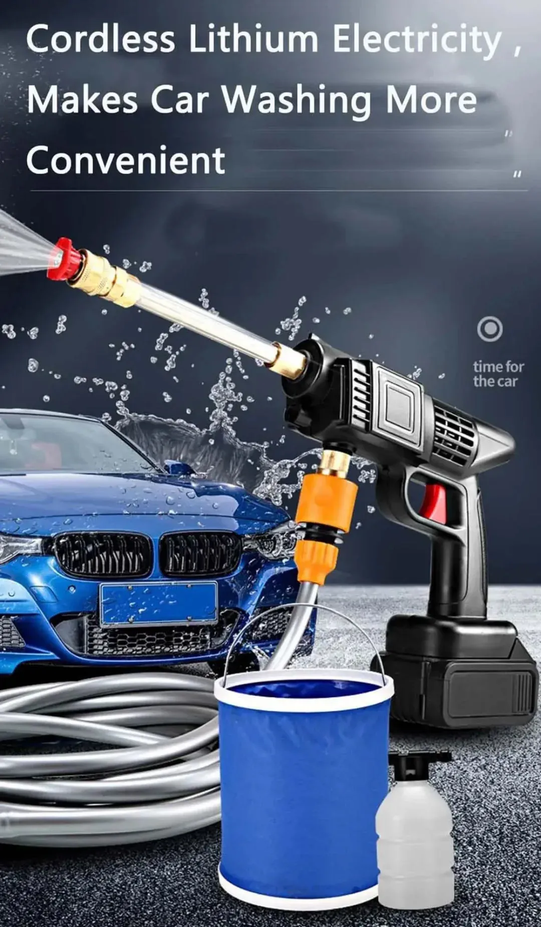 Nettoyeur Haute Pression Sans Fil – Puissance, Liberté et Performance au Bout des Doigts ! — miniature 3