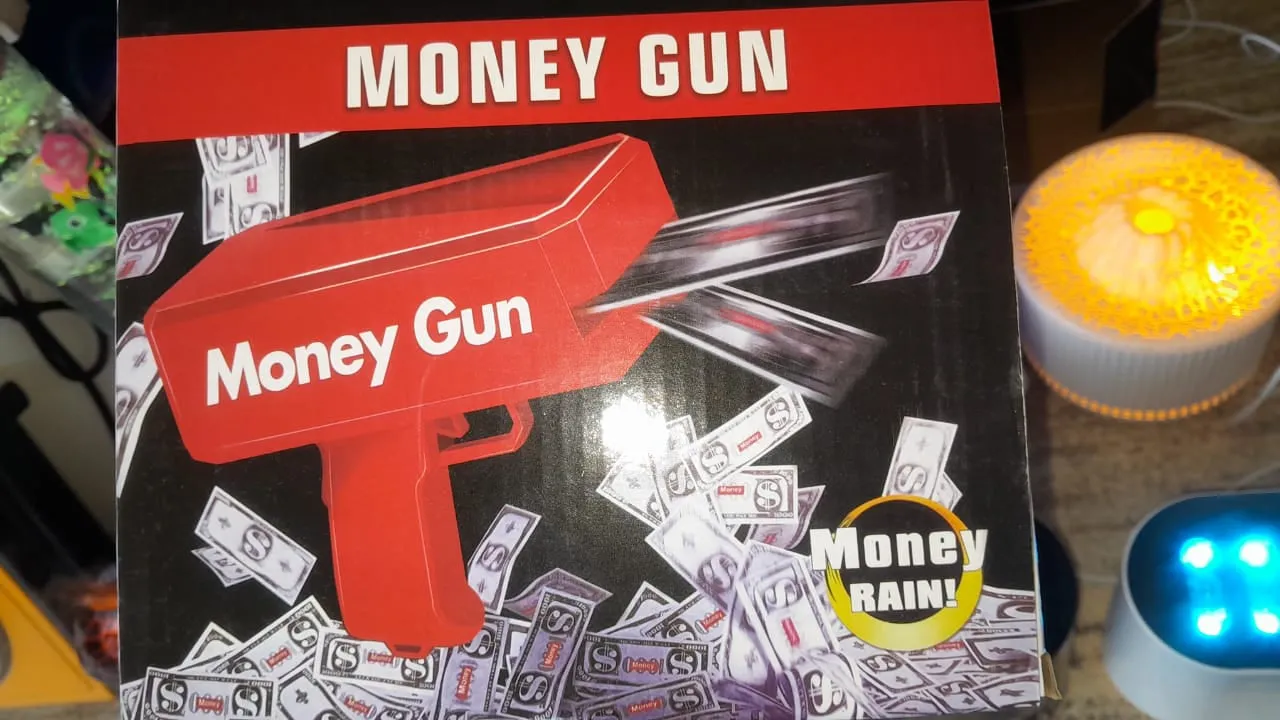 Pistolet à Billets Money Gun Rouge – Effet Show Instantané — miniature 3