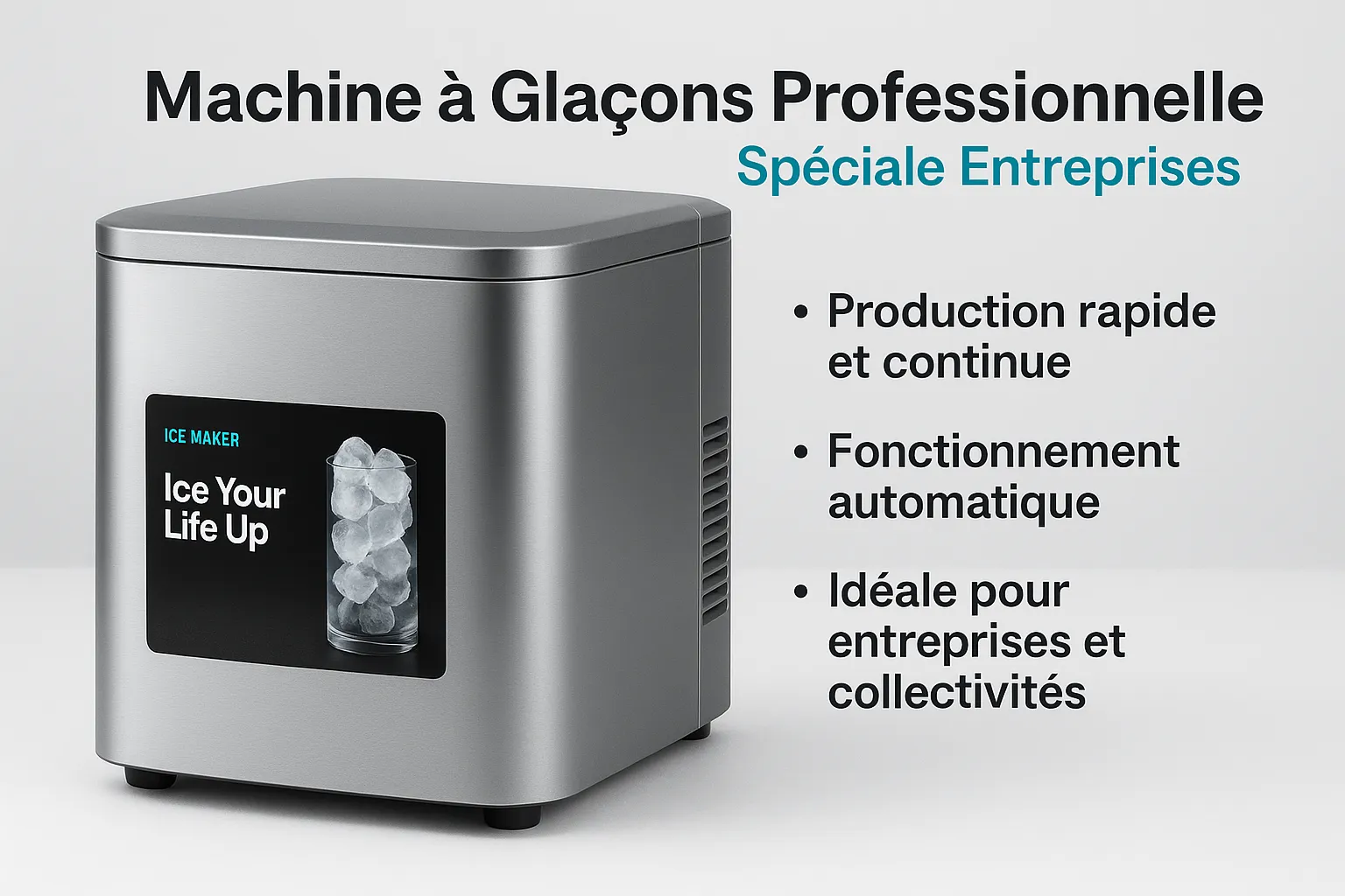 Machine à glace Pro: Votre Allié Glaçons Parfaits — miniature 2