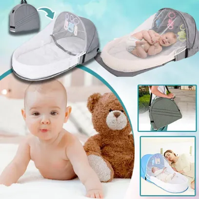 Lit Bébé Portable Pliable avec Moustiquaire Intégrée — miniature 5