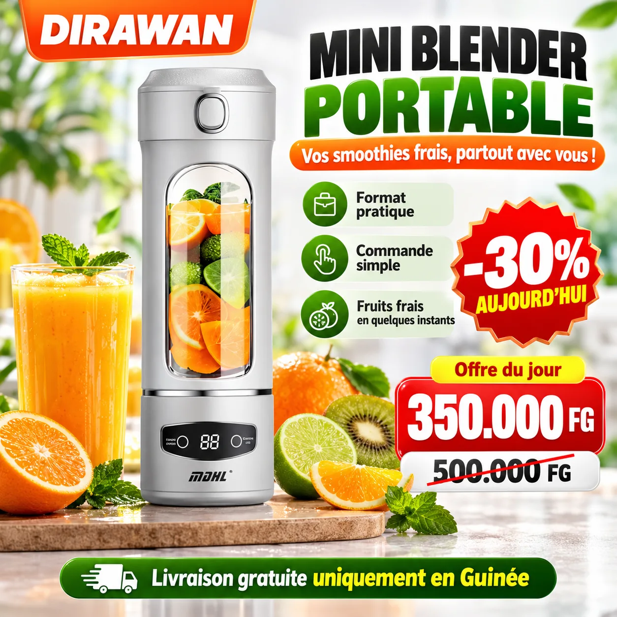 Nouveau Gobelet À Jus Portable Petit Format