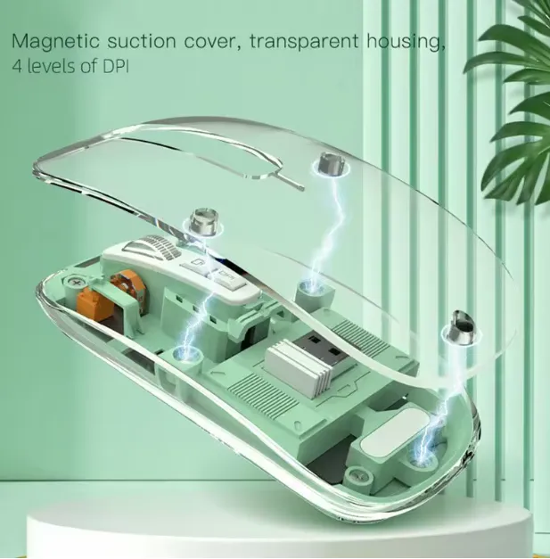 Souris Transparente RGB – Design Futuriste & Performance Précise — miniature 6