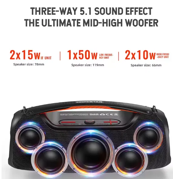 🔊 HOPESTAR A60 100W – La puissance sonore qui transforme chaque moment en fête — miniature 5