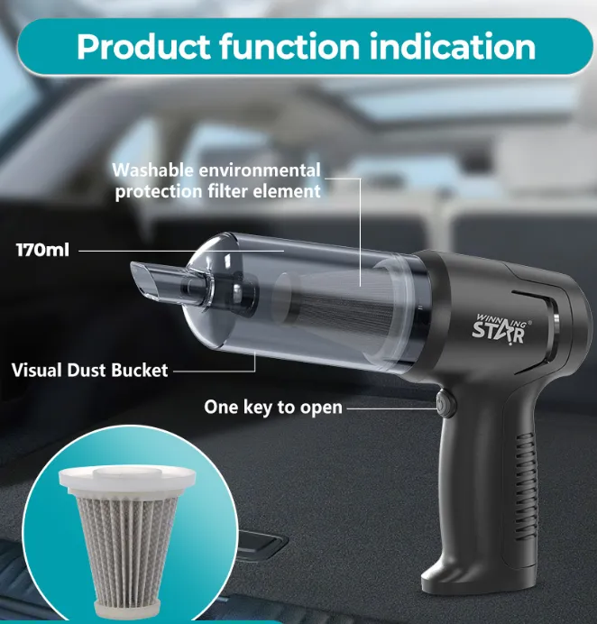 Aspirateur de voiture 3-en-1 Winning Star ST-5048 — miniature 6