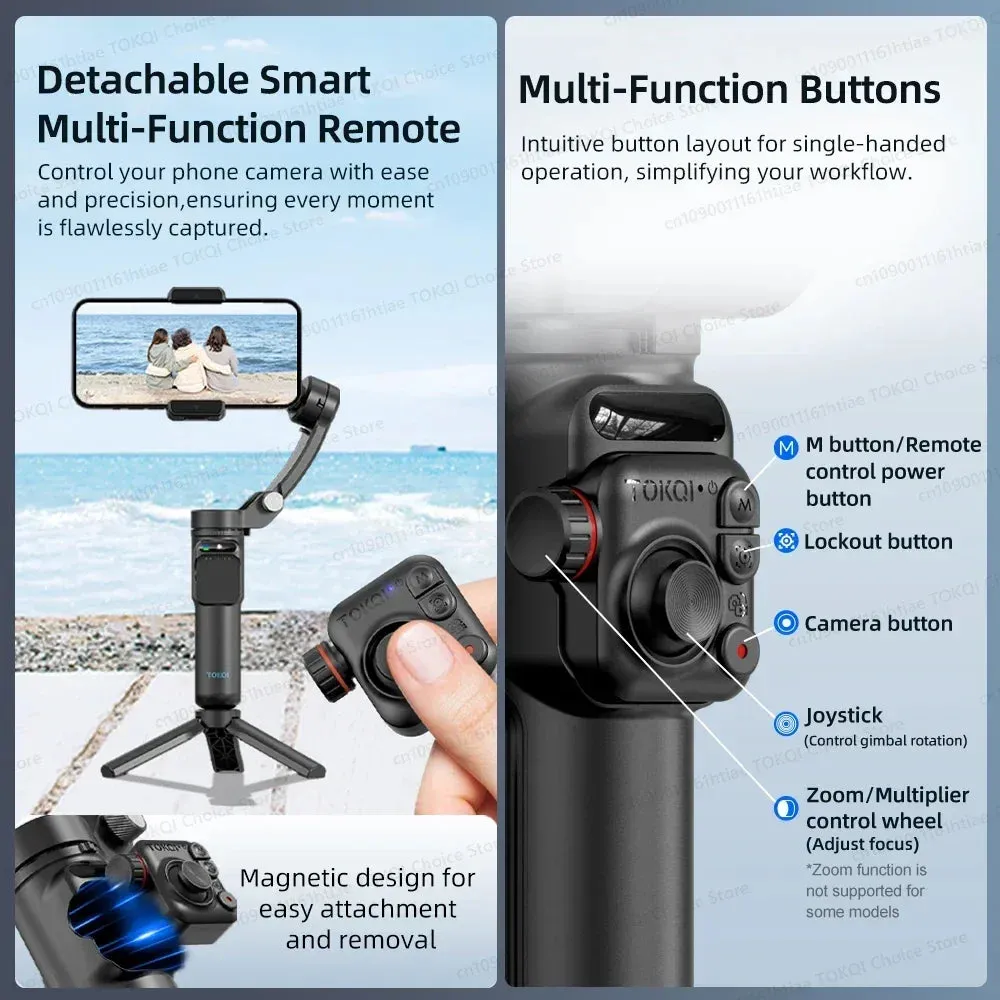 Stabilisateur Gimbal 3 Axes Professionnel pour Smartphone — miniature 4