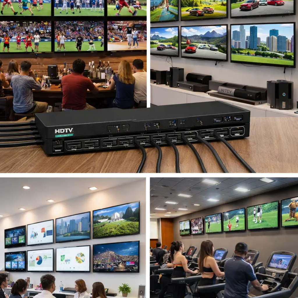 Prolongateur/Splitter HDTV 1X8 IP 200M : Solution de Diffusion Avancée — miniature 8