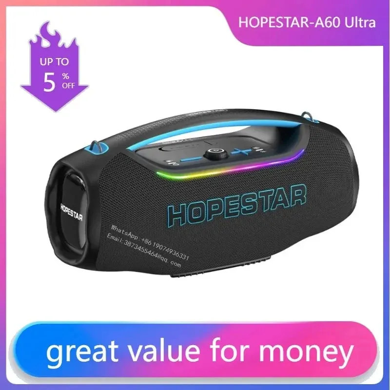 Hopestar A60 Ultra Enceinte Bluetooth de Soirée Haute Fidélité à 450W — miniature 2