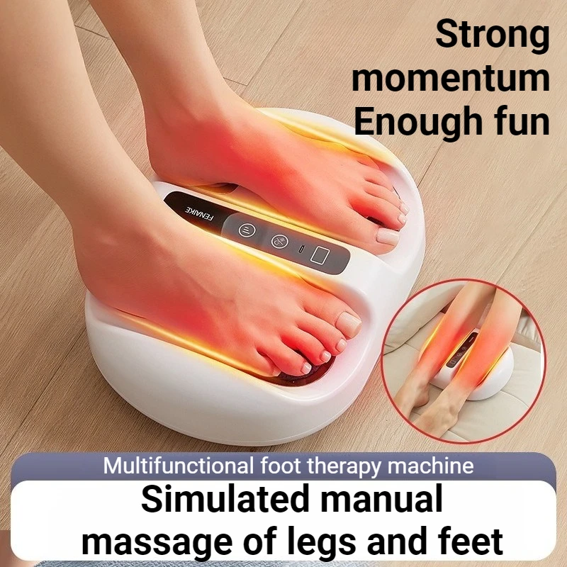 Appareil de massage des pieds chauffant multifonctionnel sans fil à haute fréquence, masseur professionnel pour pieds et mollets