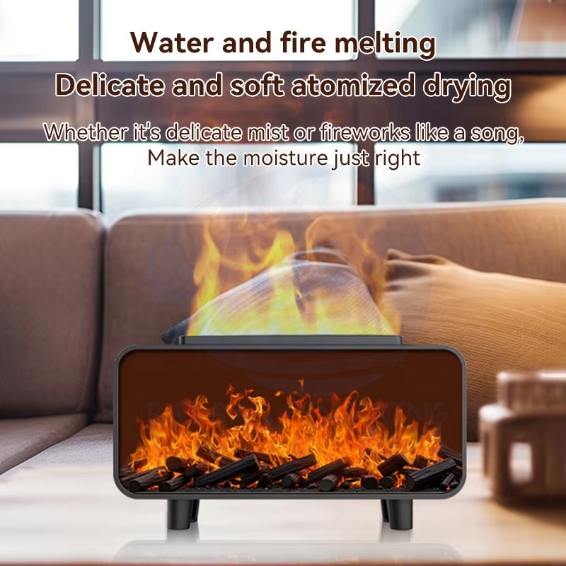 Mini Cheminée Flamme Humidificateur Aromathérapie — miniature 2