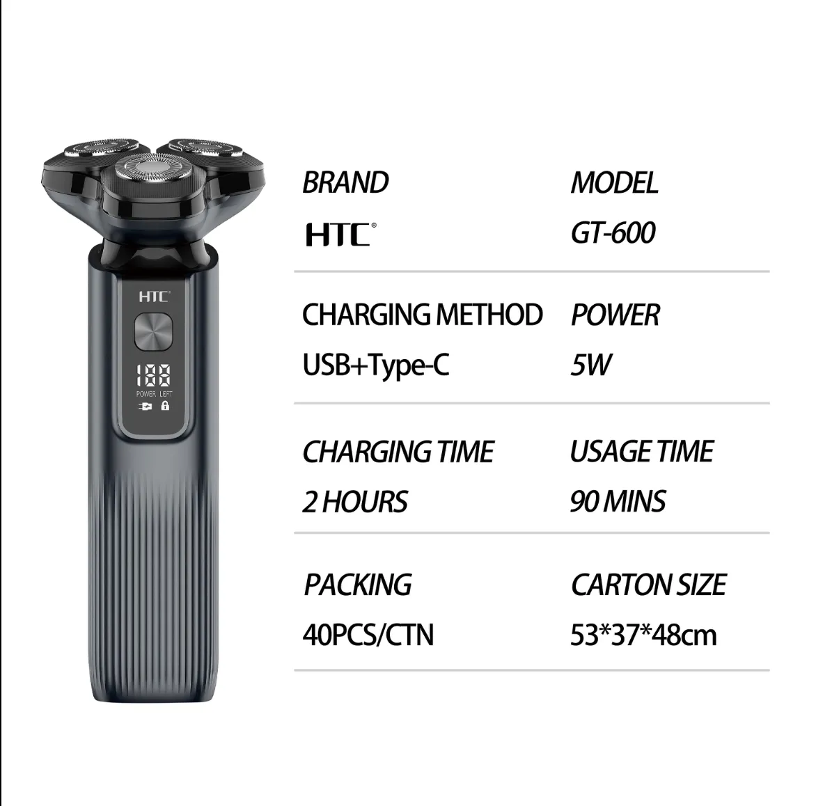 Tondeuse Professionnelle 10-en-1 HTC AT-1327 — miniature 2