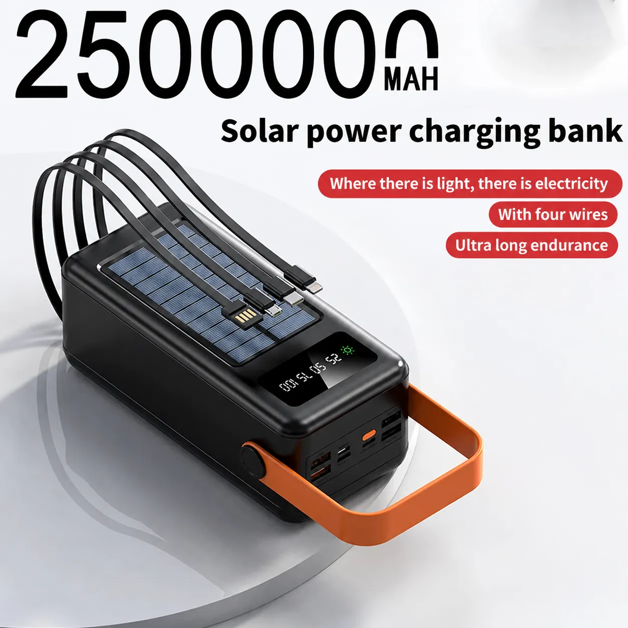 Powerbank Solaire Ultra-Haute Capacité 250000 mAh — miniature 5