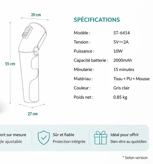 Le Masseur à Compression d'Air Ultime: Revitalisez Vos Jambes — miniature 6