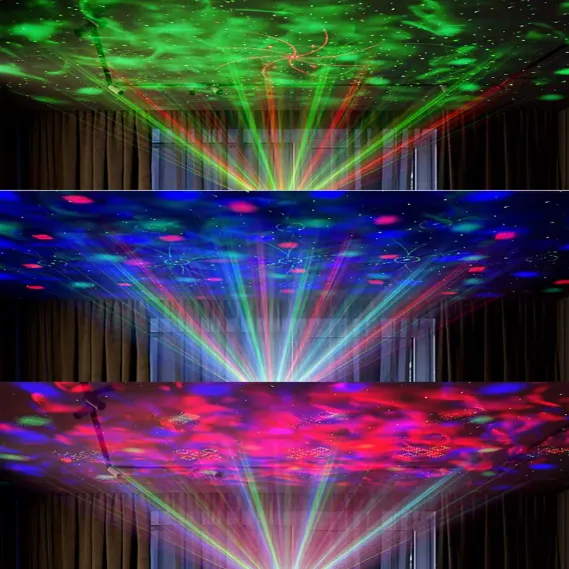 Projecteur Laser LED RGB avec Télécommande — miniature 3