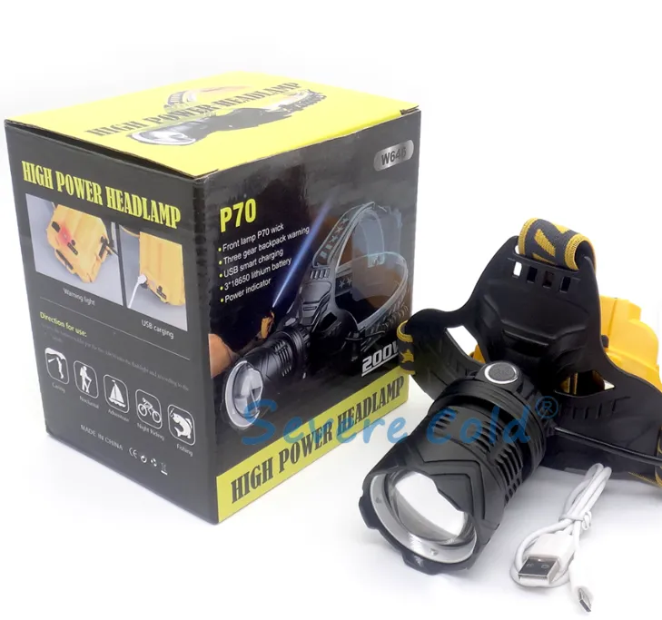 Lampe Frontale P70 Haute Puissance 200W — miniature 4