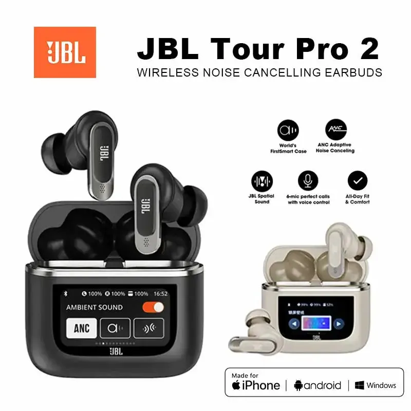JBL Tour Pro 2 - Écouteurs Sans Fil Premium avec Boîtier Intelligent Tactile — vue 1