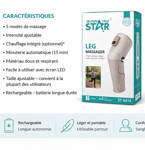 Le Masseur à Compression d'Air Ultime: Revitalisez Vos Jambes — miniature 2