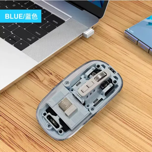 Souris Transparente RGB – Design Futuriste & Performance Précise — miniature 2